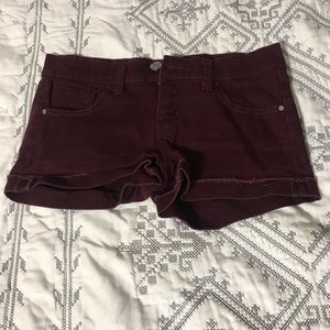 Burgundy Short